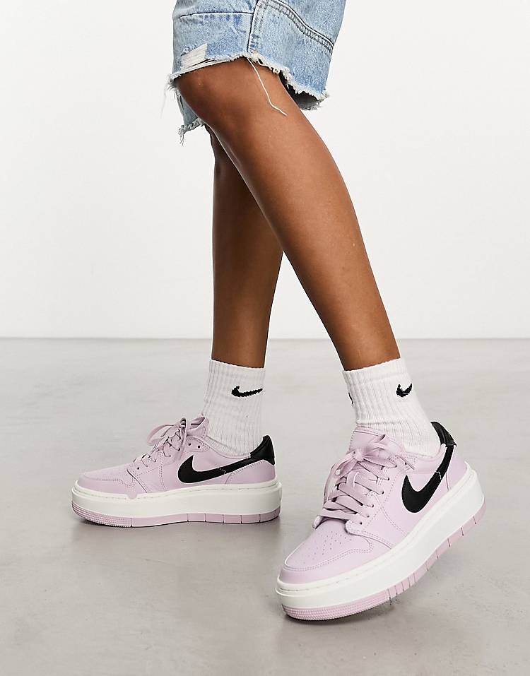 Nike Air Jordan 1 Elevate Low sneakers in lilac and black